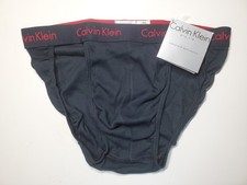 Calvin Klein Pro Rib - Cotton Tanga Sport Brief - Black/Red - Size M - BNWT