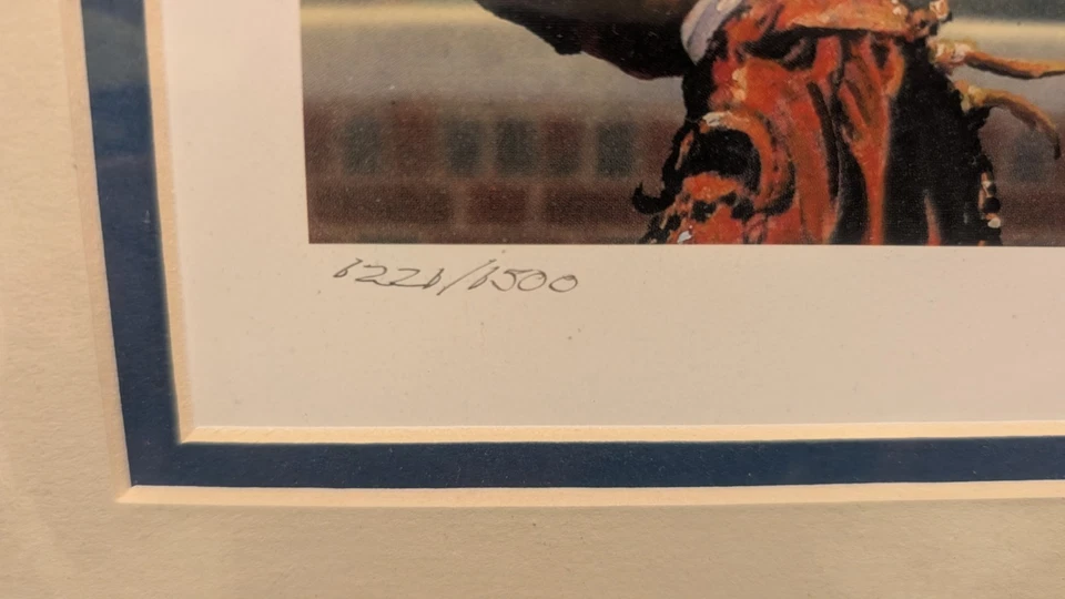 Billy Williams Lithograph Chicago Cubs Hall Of Famer - Bill Pardum Artist 2008 - Image 3 of 3