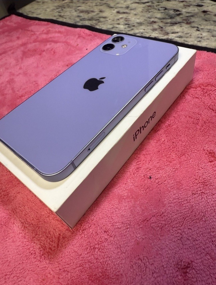 iPhone 12 64GB パープル Apple iPhone 12 - 64 GB - Purple (Unlocked) for sale online