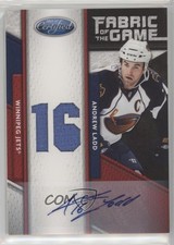 2011-12 Certified Jersey Number Signatures 23/25 Andrew Ladd #6 Auto 0h7n