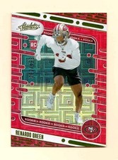 2024 Absloute 159 Renardo Green Red Gold Foil 263/499 - San Francisco 49ers RC🔥