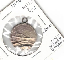 Italian Navy Regia Marina R. Torpedo Boat Albatros, Sunk 1941, 3-Dimension Medal