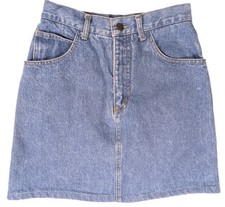 VTG Georges Marciano Guess Denim Skirt Tag 29 Fits Size 26, 80's Style 10501 USA