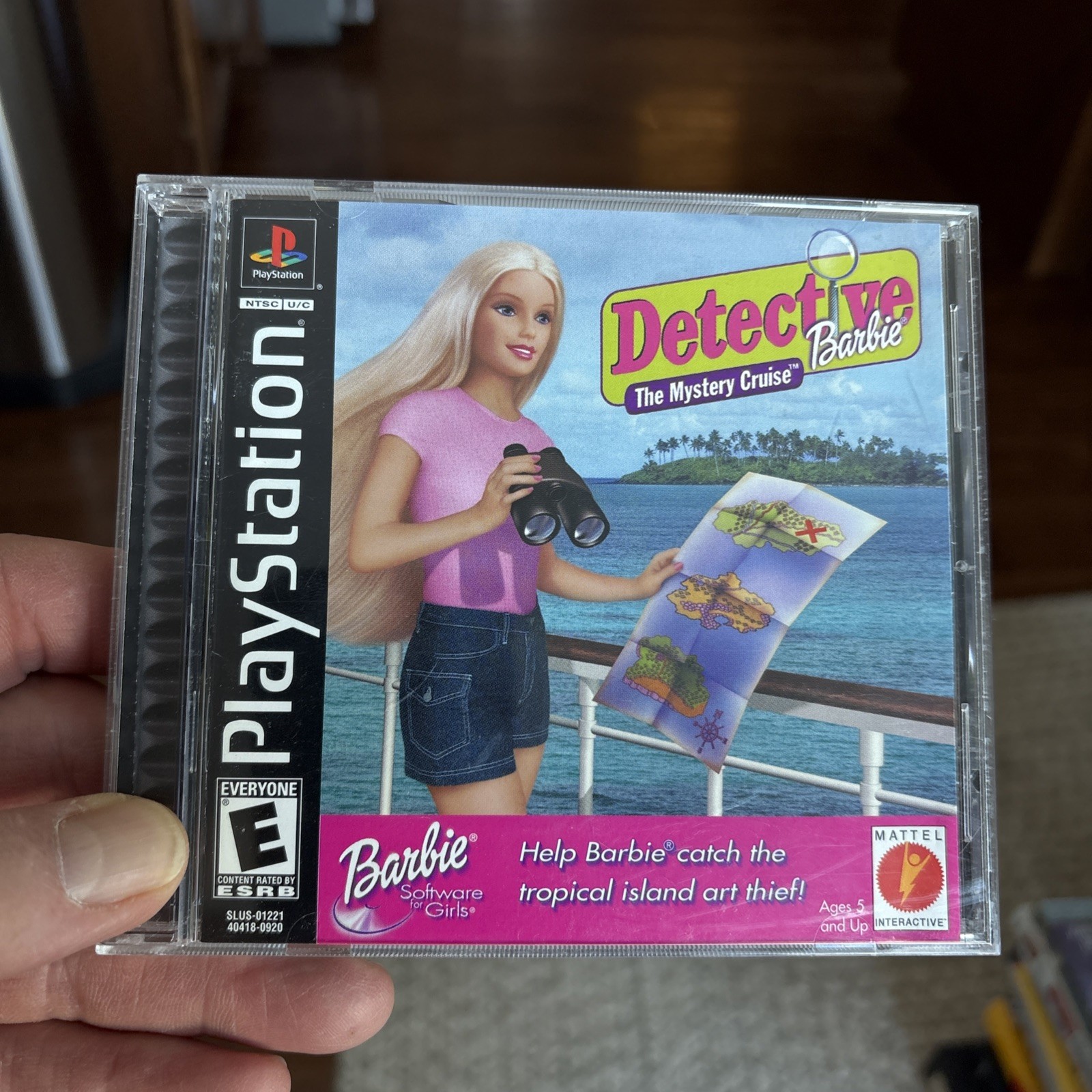 PS1 Detective Barbie: The Mystery Cruise W/ Reg Card (Sony PlayStation 1, 2000)