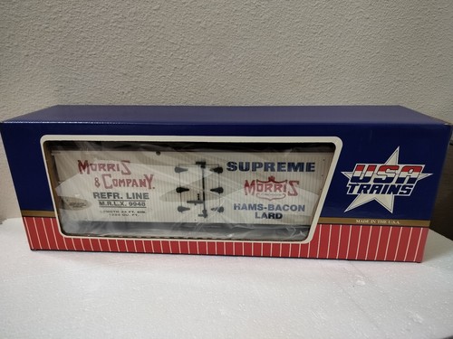 Trenes Morris & company escala G USA Ref. Line Frigorífico Coche Nuevo en Caja R-16027 | Zustand: New