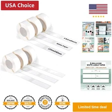 Phomemo D30 Thermal self-Adhesive Label, 3/8" X 1 1/2" 12mm X 40mm 160 Labels...