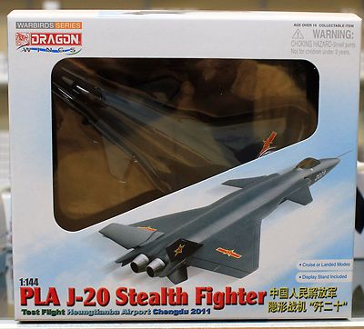DRAGON WINGS 51030 Plastic Model PLA J-20 STEALTH FIGHTER Scale 1:144 Ready Made