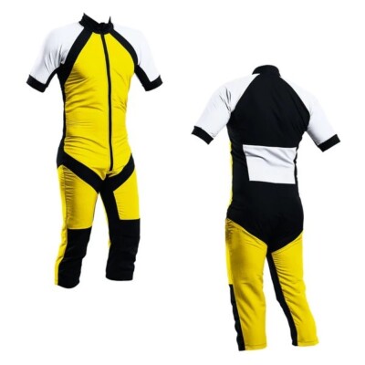 Skydiving Suit for Summer Season, Free Fly Jump Suit -Yellow- Design-S-20