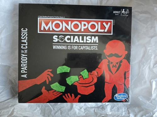 Hasbro Monopoly Socialism Parody Gioco da Tavolo Nuovo Sigillato