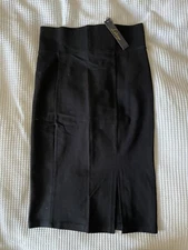 NWT LABIJOU BLACK PENCIL SKIRT MEDIUM