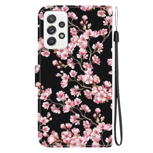 For Various Phone Magnetic Flip Wallet Card Holder Fashion Women Girl Case Cover - Picture 3 of 14