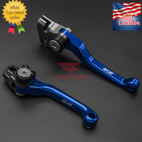 For YZ65 2018-2023 YZ80 YZ85 2015-2023 CNC Pivot Brake Clutch Levers YZ Logo - Picture 1 of 9