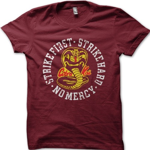 Camiseta Cobra Kai Karate Kid Strike First Strike Hard No Mercy 9128 - Imagen 12 de 13