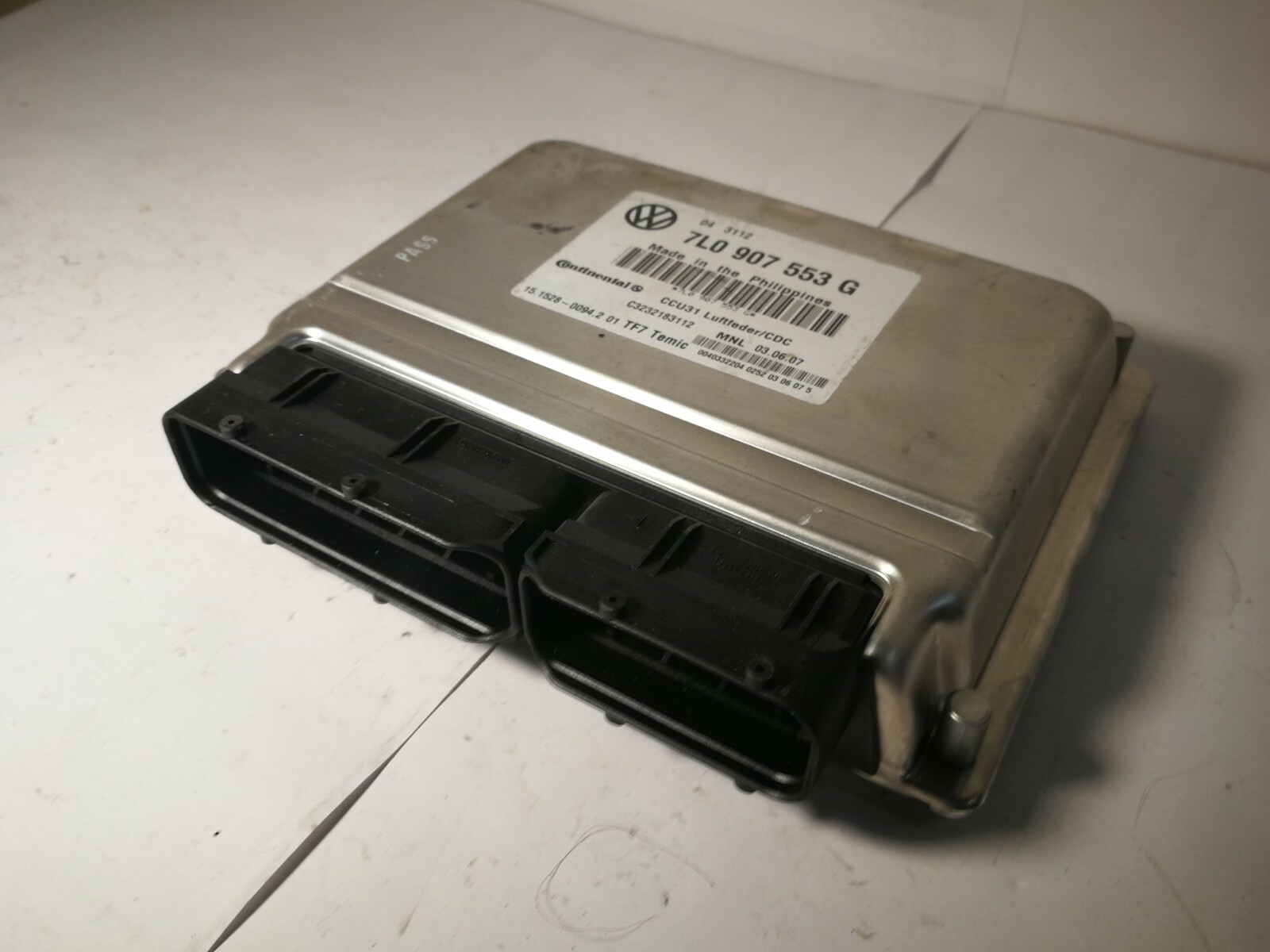 Vw touareg 7L control control unit air suspension 7L0907553 G eBay
