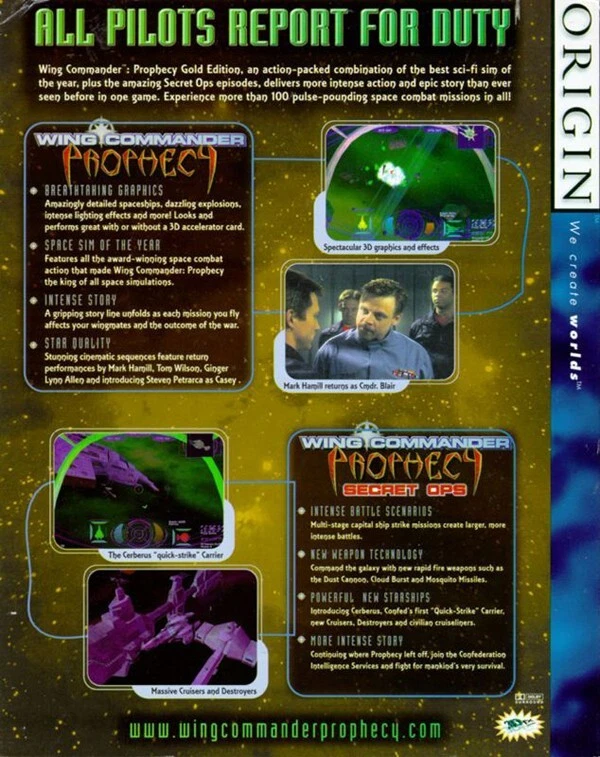 Wing Commander: Prophecy Gold Edition PC Game 1998 Origin Windows 10 11 - Image 2 of 2