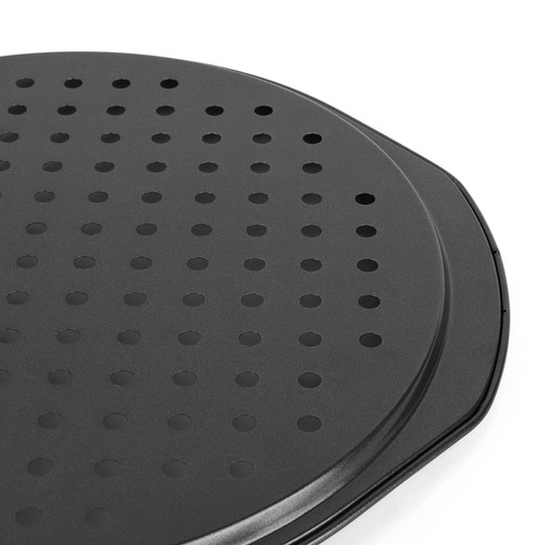 2 Pack Non-Stick Pizza Pan 12 Inch Carbon Steel Pizza Tray With Holes Round P... - Picture 4 of 8