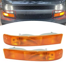 For 2003-2025 Chevy Express GMC Savana Pair Parking Light Turn Signal Lamps