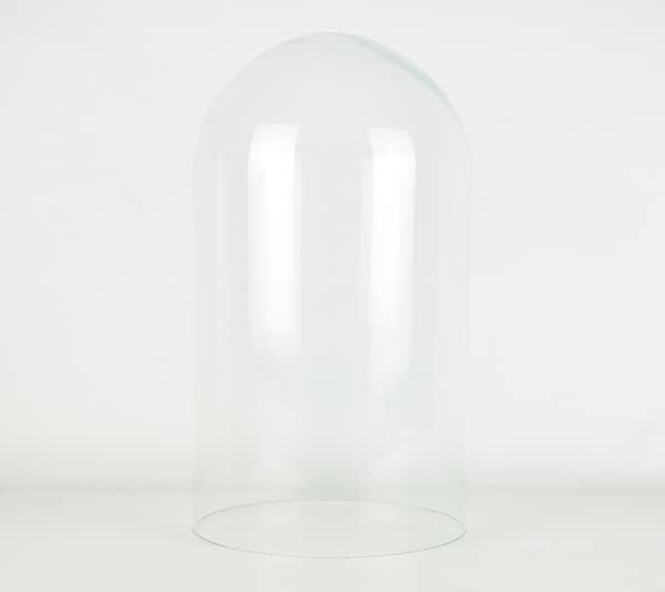 Glass Dome Display Cloche Bell Jar Vintage Look Medium 40 x 22 cm