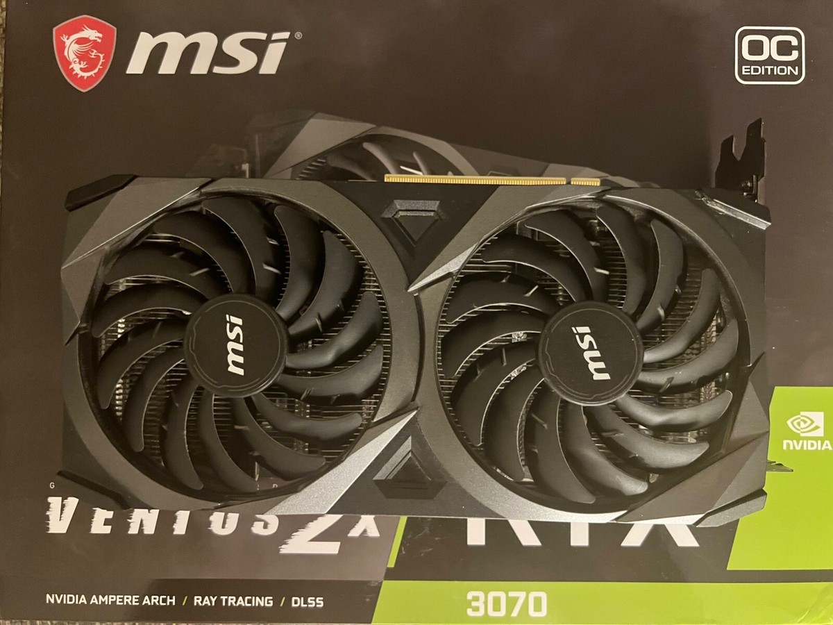 MSI NVIDIA GeForce RTX 3070 Graphics Card Ventus 2X OC MSI NVIDIA GeForce RTX 3070 Graphics Card Ventus 2X OC
