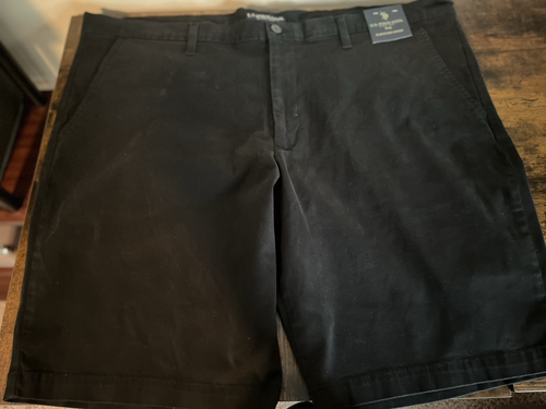 Herren U.S. Polo Assn Shorts schwarz vorne flach Größe 46 neu mit Etikett