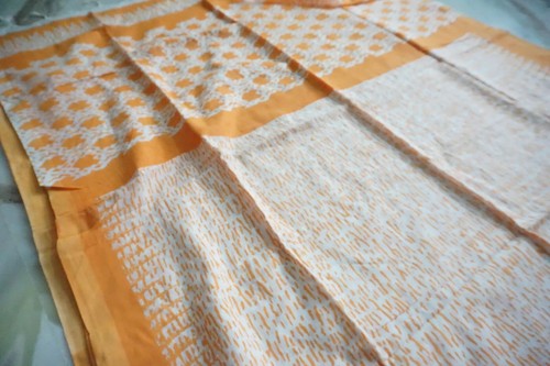 pure cotton handloom Saree with blouse piece Bengali Sari ,Free Shipping - Picture 9 of 10