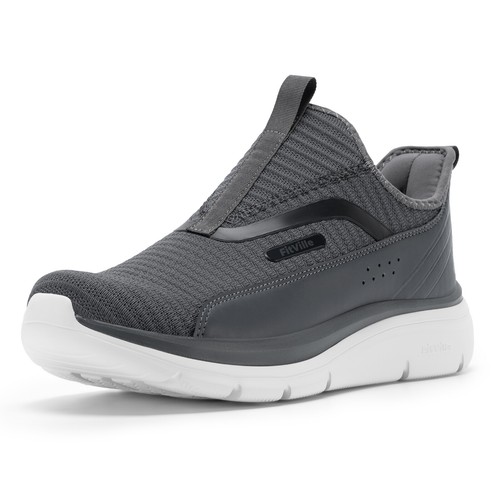 FitVille Mens Extra Wide Slip on Walking Shoes with Arch Support Sneakers Casual - Picture 49 of 58