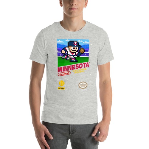 Camiseta deportiva vintage retro del equipo de béisbol de los Mellizos de Minnesota 8 bits de Nintendo NES retro - Imagen 13 de 13