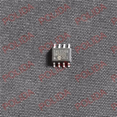 10PCS EEPROM IC MICROCHIP SOP-8 24LC16B/SN 24LC16BT/SN 24LC16B