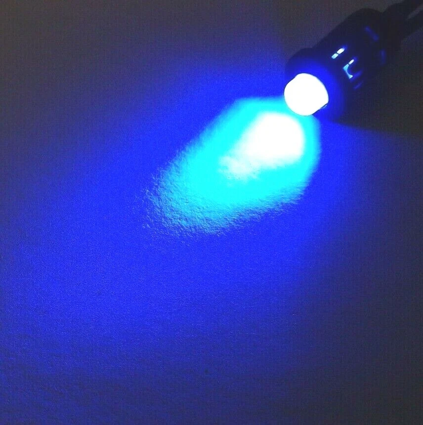 6 суперярких синих светодиодных мини-светильников BBT 12 В  - Изображение 3 из 4