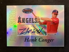 HANK CONGER 2007 Bowman's Best Prospect AUTO #43 Angels RC