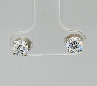 Diamond Stud Earrings Carats Lab-Grown set in 14KWG