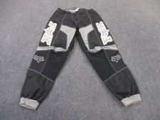 Fox Racing Pants Mens 38 Motorcross Canvas Driving Biker Sports Car Logo 360