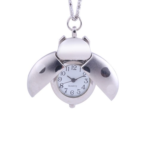 European and American Jewelry Creative Small Seven-Star Ladybug Pocket Watch - Picture 11 of 33