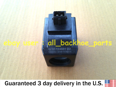 Hollow CD12枚 JCB PARTS- DANFOSS VICKERS 12V 30W SOLENOID COIL FLAT PIN