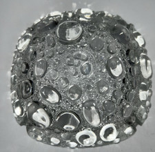 Libbey Vintage Bubble Ashtray Trinket Candy Dish Clear