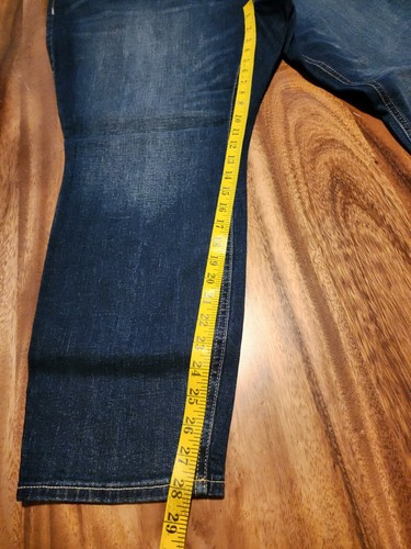 Old Navy Womens High Rise Rockstar Super Skinny Dark Rinse Size 28 NWT - Picture 2 of 7