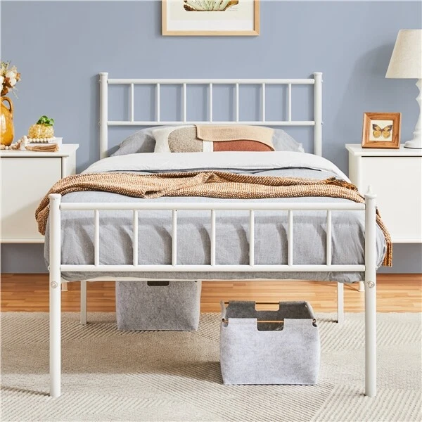 Solid slat 2024 bed frame