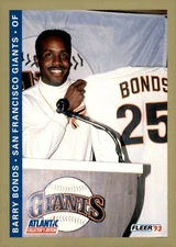 S4R10: 1993 Fleer Atlantic Baseball Card #1-25 - Choose Your Card .99 - 2.50