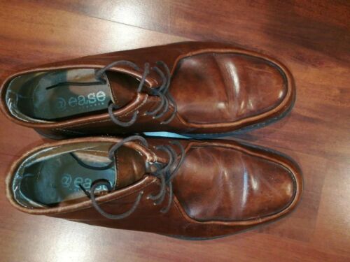 EASE by Florsheim 70677 Herren Leder Braun Chukka Stiefel Italien Schuhe Größe 9,5 M - Bild 4 von 11