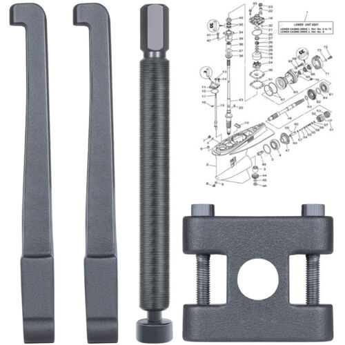 Tirador de portaequipajes inferiores ajustable para Yamaha Johnson Evinrude Mercruiser - Imagen 8 de 12