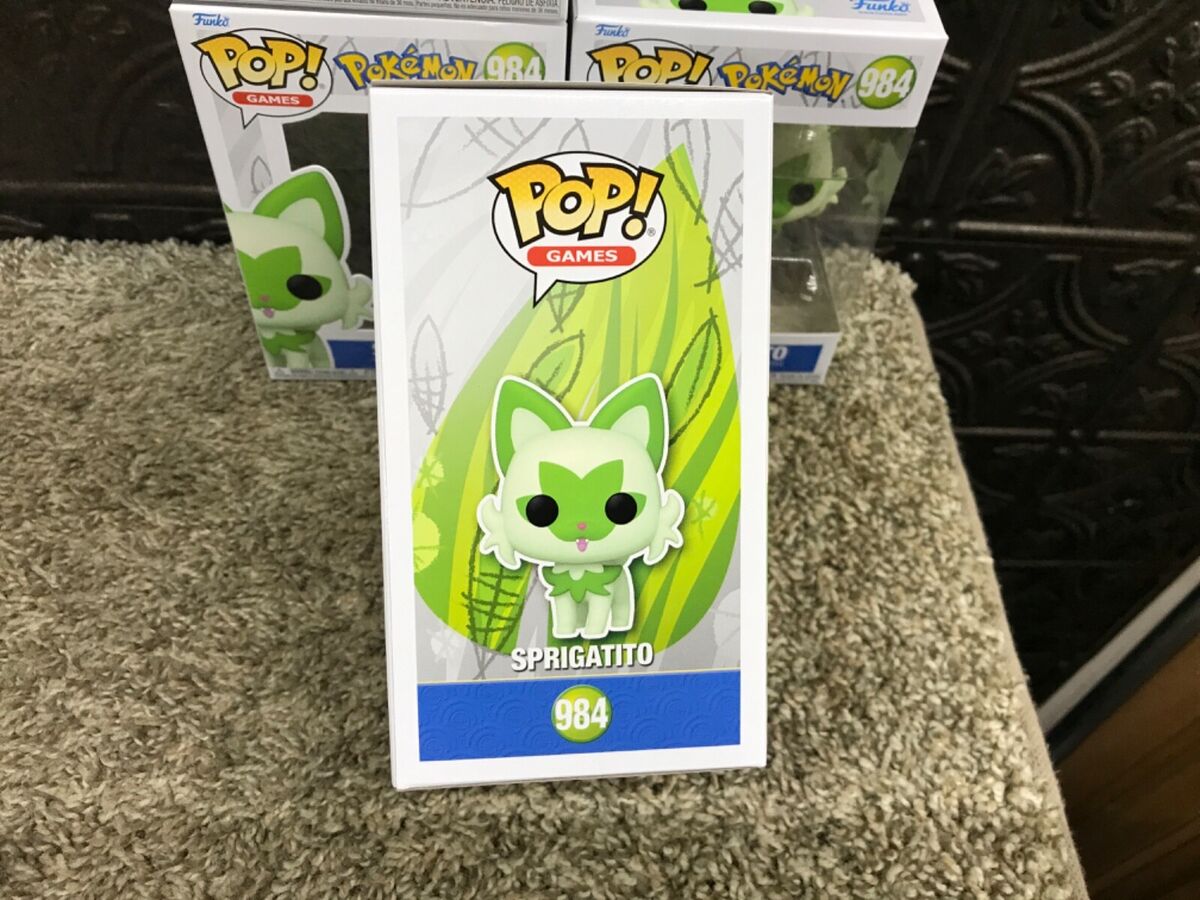 Funko Pop! Pokemon Sprigatito Vinyl Figure #984 889698751902 Funko Pop! Pokemon Sprigatito Vinyl Figure #984 889698751902