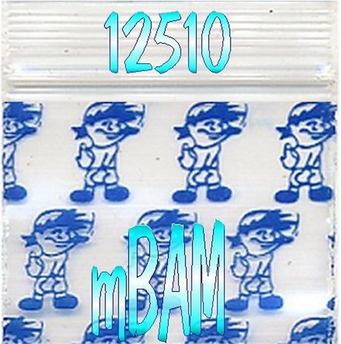 LOTE 1000 BOLSAS DE POLIETILENO CON CREMALLERA BLUE BOY SMOKIN' Bolsas Apple 1.00X1.0 A 2.0X2.0" - Imagen 9 de 12