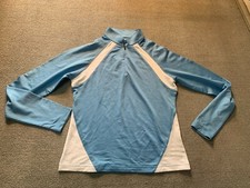 Adidas Climawarm Jacket Womans Medium M Blue Long Sleeve