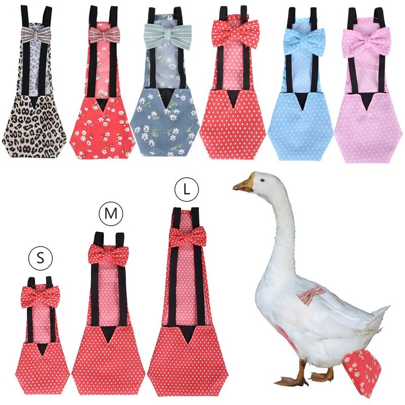 Adjustable Pet Duck Diaper Cloth Wearable Pet Goose/duck/chicken Diaper  Washable | eBay
