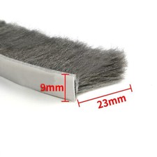 10M Self-Adhesive Draught Excluder Brush Strip Casement Door Window Seal Tape