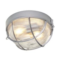 Elstead Marina AußEn-Deckenleuchte E27 2-Fach Silber IP44
