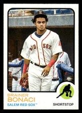 Brainer Bonaci 2022 Topps Heritage Minor League #44   Salem Red Sox