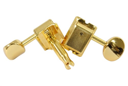 GOTOH SD91 6 pulgadas con postes ranurados dorado con botones dorados - Imagen 1 de 4