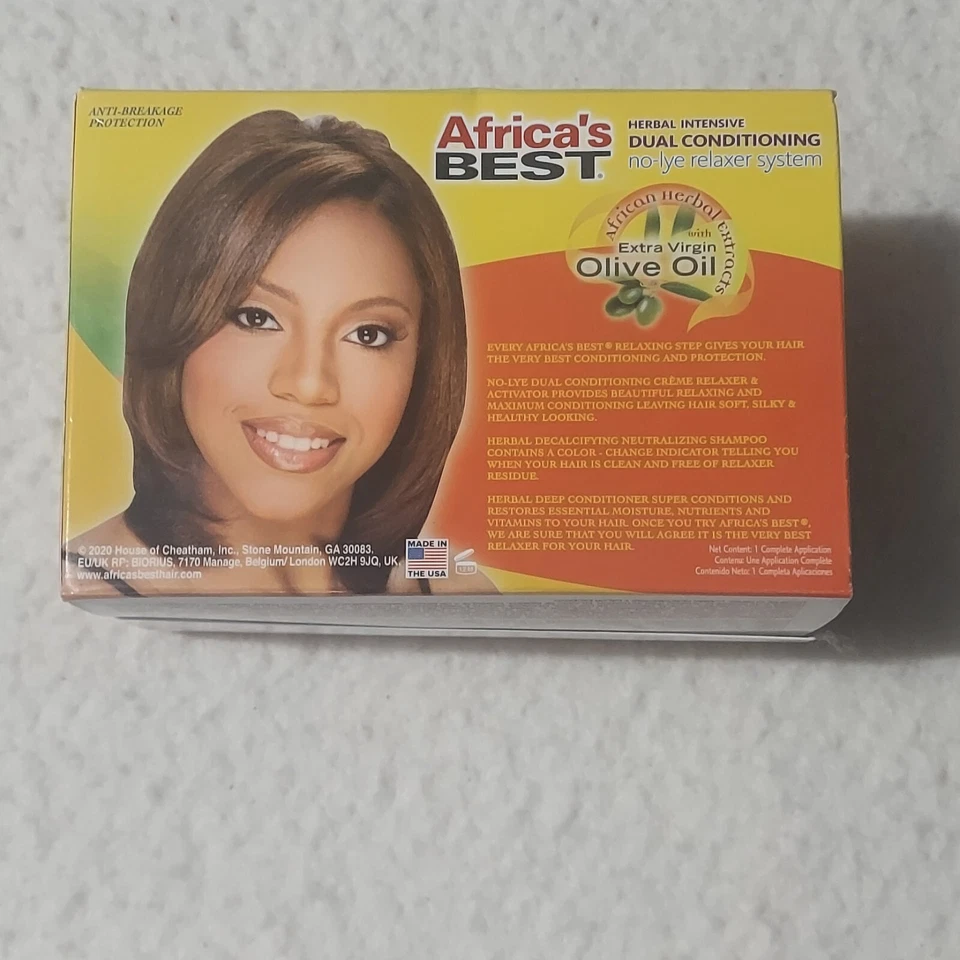 Africa's Best Herbal Intensivo Doble Acondicionador No-Lye Relajante Regular Foto 3 de 3