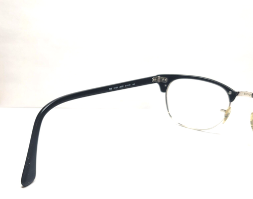 RAY BAN RB5154 2000 BLACK SILVER AUTHENTIC EYEGLASSES FULL RIM FRAMES 51-21-145 - Picture 11 of 14